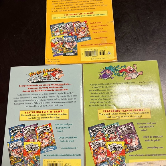 Books: Captain Underpants 3 Books - Picture 2 of 2